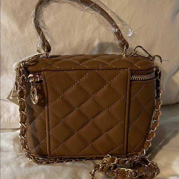 Valentino Orlandi Brown Quilted Women's Bag-NWT - Picture 6 of 10